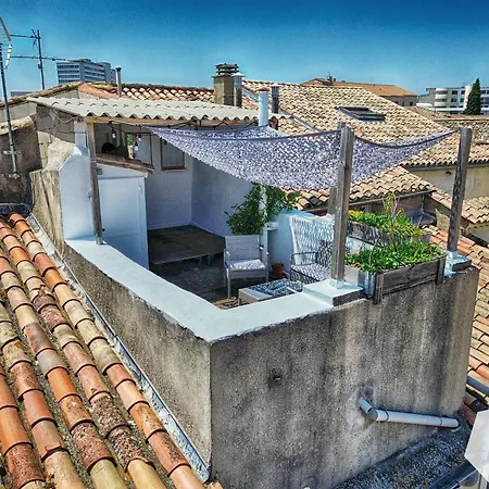 Apartment Pause Nimoise En Centre - Toit Terrasse & Clim Nimes